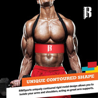 Weight Lifting Arm Blaster for Biceps & Triceps Heavy Duty Bicep Blaster for Barbell and Dumbell Curl Portable Bicep Curl Support Isolator for Muscle Gains Premium Biceps Workout Equipment